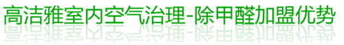 高潔雅室內(nèi)空氣治理-除甲醛加盟優(yōu)勢(shì)